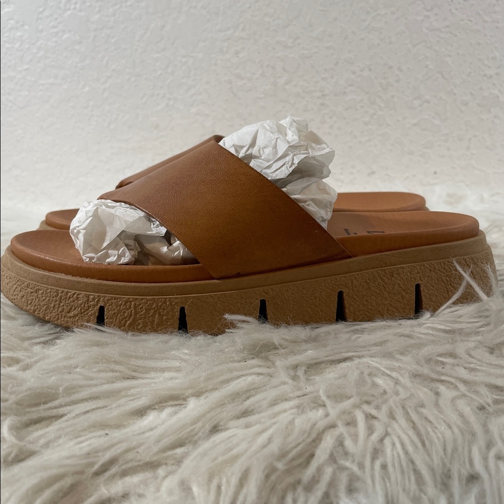 Cougar Ponyo Brown Slip On Sandals Size 8 Made In Spain NEW - Picture 7 of 13